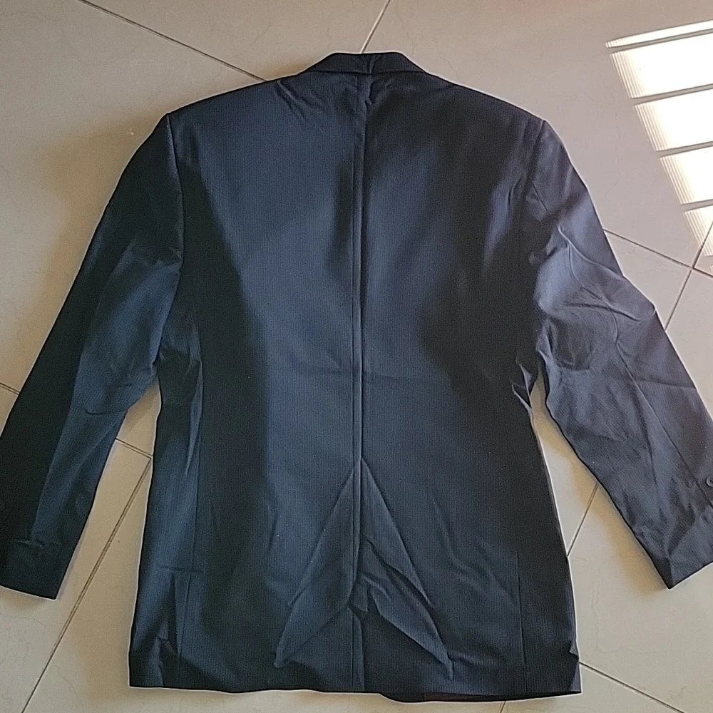 Haggar Black pinstripe Blazer 38R